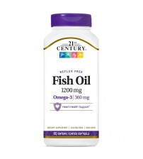 Омега 3 21st Century Omega-3 Fish Oil 1200mg 90caps